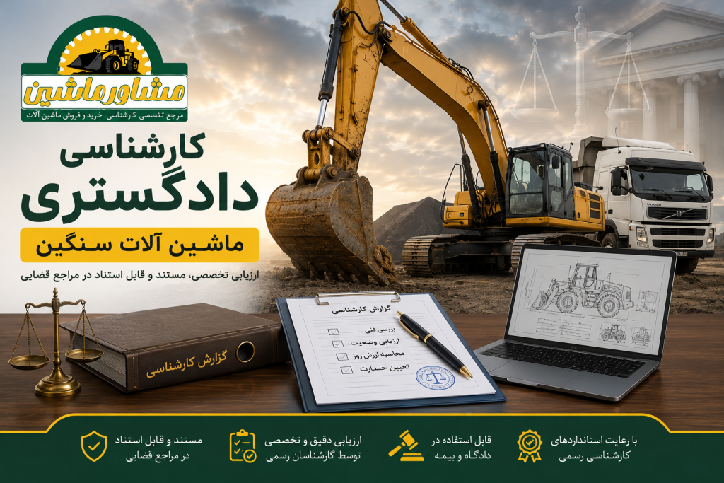 کارشناسی دادگستری ماشین آلات سنگین