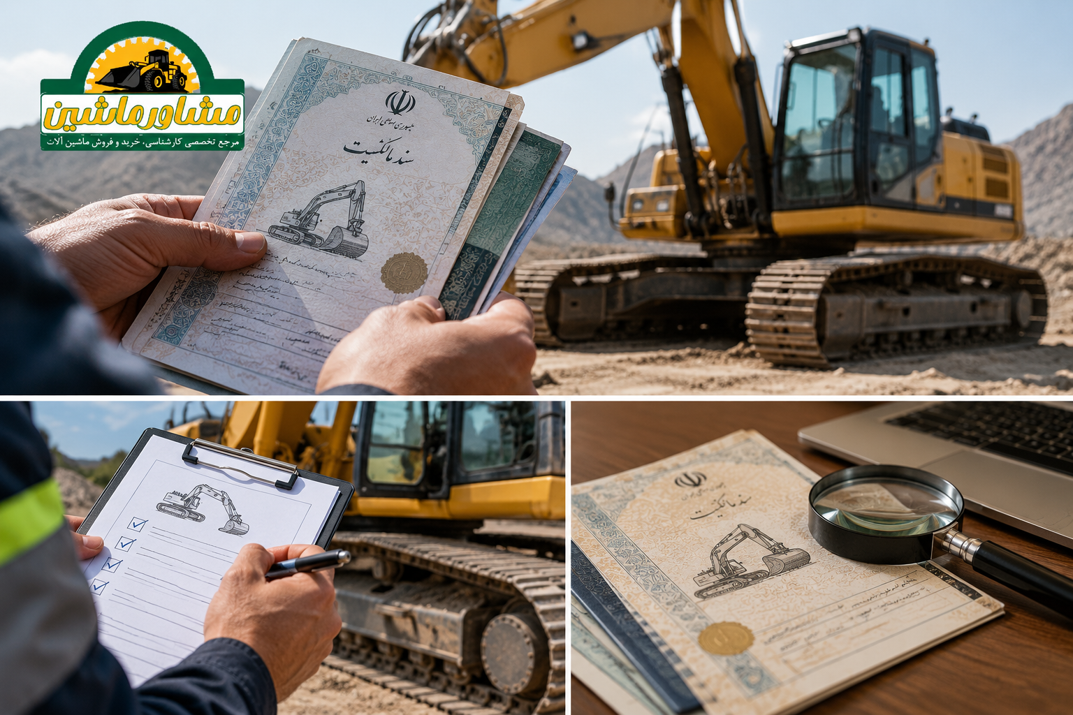 بررسی اصالت سند بیل مکانیکی