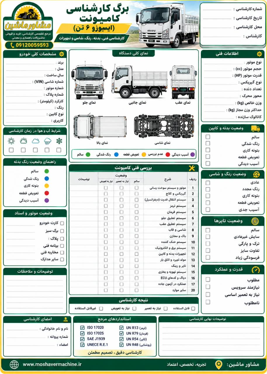 کارشناس رسمی دادگستری ماشین آلات سنگین در بوشهر