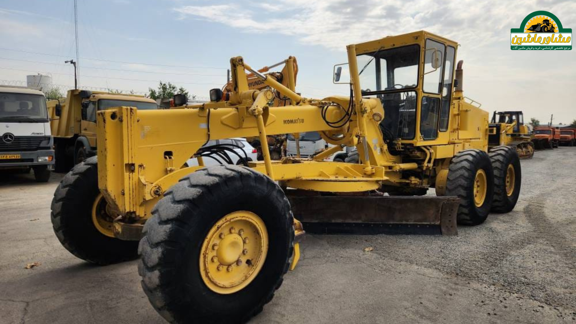 کارشناسی، خرید و فروش گریدر کوماتسو GD705A-4